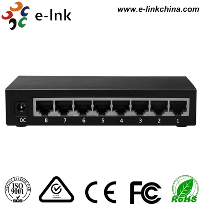سوئیچ اترنت 8 پورت 10/100/1000 مگابیت بر ثانیه بدون مدیریت