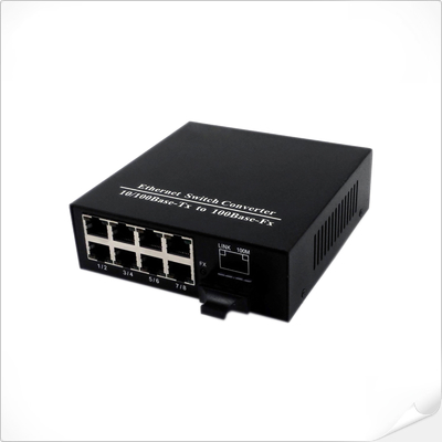 سوئیچ اترنت فیبر 8 پورت 10/100Base-TX + 1 پورت 100Base-FX