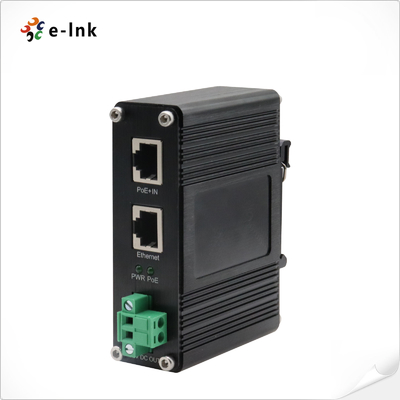 ولتاژ خروجی صنعتی 10/100/1000Mbps 802.3at PoE+ Splitter 19VDC