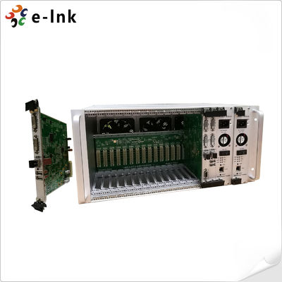 5U Rack Mount 4K DVI KVM فایبر نوری