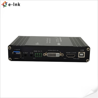 1Ch 1080P DVI + USB KVM + 1Ch RS232 + 1Ch Bidi Stereo Audio + 1Ch GPIO از طریق فایبر اکستندر