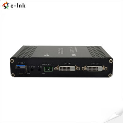 1 کانال 1080P دو جهته DVI + 1 کانال دو جهته RS232 + 1 کانال دو جهته صدای استریو + GPIO از طریق توسعه دهنده فیبر