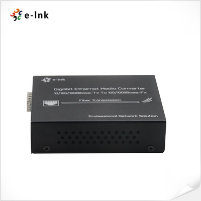 10/100M Fast Ethernet Media Converter (با منبع برق خارجی) اسلات SFP