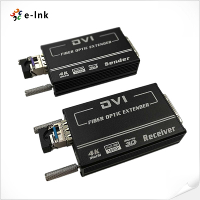 مینی 4KX2K DVI فیبر فرستنده SM10-80KM EDID دستی