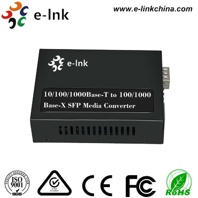 10/100/1000BASE-T به 100/1000BASE-X SFP Media Converter با ورودی برق 48VDC