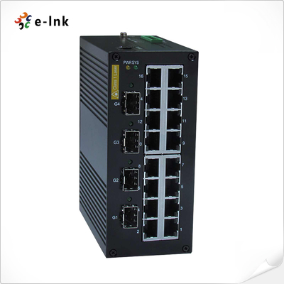 سوئیچ Ethernet صنعتی مدیریت شده: 16 x 10/100BASETX + 4 x 1000BaseX SFP