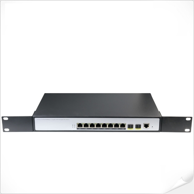 سوئیچ مدیریتی L2+ با 8 پورت 10/100/1000T با قابلیت PoE 802.3at و 2 پورت 100/1000X SFP