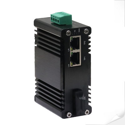 مینی صنعتی 2-Port 10/100/1000Base-TX به 1000Base-X رسانه تبدیل