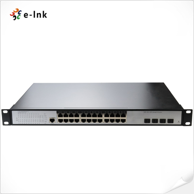 سوئیچ اترنت مدیریت شده L3 با 24 پورت 10/100/1000T + 4 پورت 10G SFP+