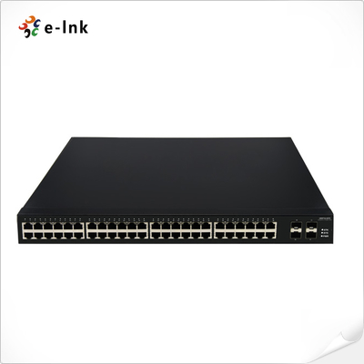 سوئیچ اترنت گیگابیتی L3 مدیریت شده با 48 پورت 10/100/1000BASE-T + 4 پورت 10G SFP+