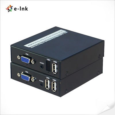افزایش دهنده USB VGA KVM بر روی CAT5/6 UTP تا 1080P@60Hz