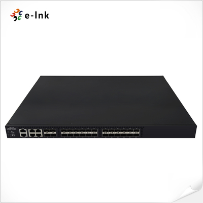 سوئیچ فیبر اترنت مدیریت شده با 24 پورت 10 گیگابیت بر ثانیه SFP+ و 4 پورت ترکیبی 10/100/1000 مگابیت بر ثانیه TP/SFP