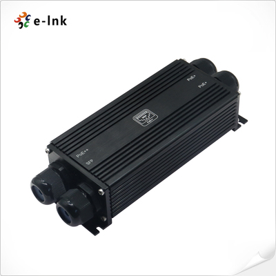 افزایش دهنده گیگابیتی PoE صنعتی ضدآب IP67 (1 ورودی، 3 خروجی)