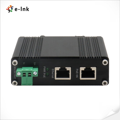 صنعتی 10/100/1000Mbps 802.3at PoE+ Splitter ولتاژ خروجی 36VDC