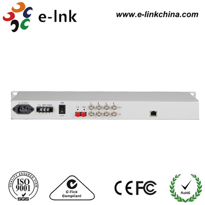 4E1 + 1 فیبر PDH Multiplexer