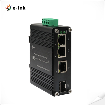 سوئیچ صنعتی کوچک سه پورت 10/100/1000T + یک پورت 100/1000X SFP گیگابیت اترنات