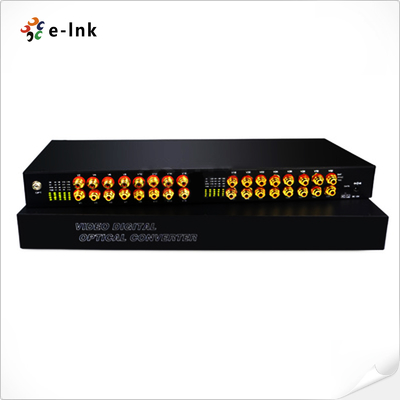 مبدل صوتی 32 Ch RCA روی فیبر نوری