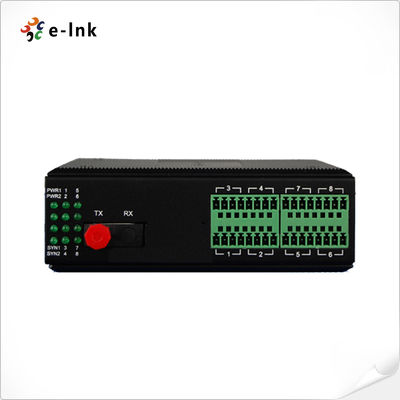 صنعت 1~4Ch RS232/RS422/RS485 فرگشت رسانه فیبر سریال