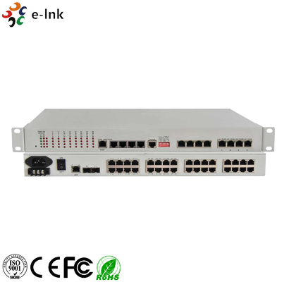 مالتی‌پلکسر 32E1 + 4GE PDH (فیبر نوری پشتیبان 1+1)