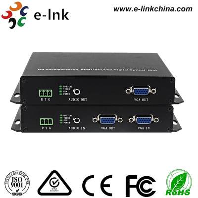 USB VGA KVM فایبر نوری Extender