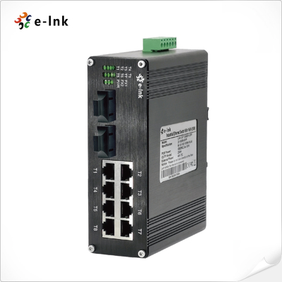 سوئیچ اتریتن صنعتی 8 پورت 10/100BASE-T + 2 پورت 100BASE-FX