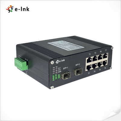 سوئیچ اتریتن صنعتی 8 پورت 10/100/1000Base-T + 2 پورت 1000BASE-X