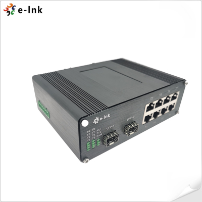 سوئیچ اتریتن صنعتی 8 پورت 10/100/1000T 802.3at PoE + 2 پورت 100/1000BASE-X