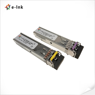 فرستنده و گیرنده نوری SFP ویدئویی دیجیتال 12G-SDI CWDM با طول موج 1270 تا 1610 نانومتر و برد 10 کیلومتر