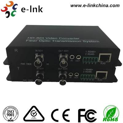مبدل فیبر نوری SD/HD/3G-SDI + داده RS485/RS422/RS232 + اترنت 10/100M