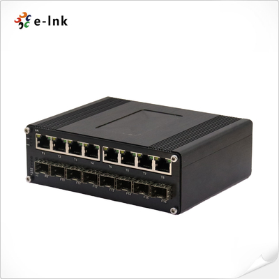 صناعی L2+ 8-Port 10/100/1000T + 8-Port 1000X SFP مدیریت شده Ethernet Switch