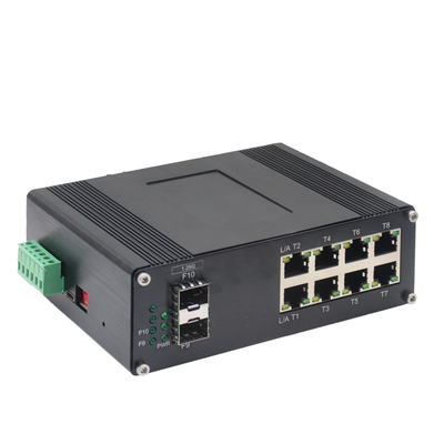 سوئیچ اتریتن مدیریت شده صنعتی 8 پورت 10/100/1000T + 2 پورت 1000X SFP