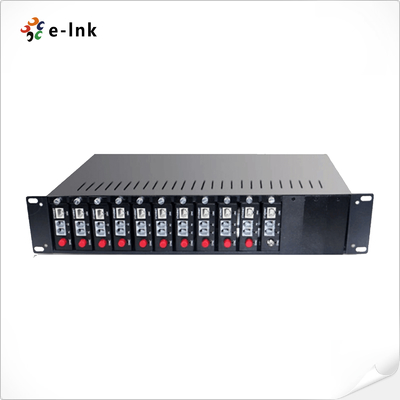 14 اسلات 2U ریک موکس فیبر تلفن