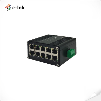 مینی صنعتی 10 پورت 10/100/1000M گگابیت اترنت سوئیچ کامپکت DIN ریل