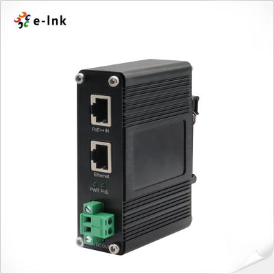 صنعتی 10/100/1000Mbps 802.3bt PoE++ Splitter ولتاژ خروجی 12VDC با یک پورت RJ-45 PoE (داده ها و برق وارد)