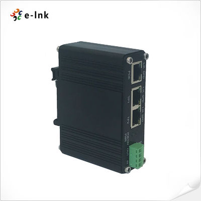 جداکننده PoE صنعتی IEEE802.3af/at با عملکرد سوئیچ 2 پورت، ولتاژ خروجی 12VDC پشتیبانی از توان خروجی تا 20 وات