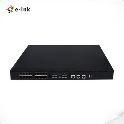 سوئیچ فیبر نوری 16 پورت 10G SFP + 2 پورت 40G QSFP+ مدیریت شده لایه 3
