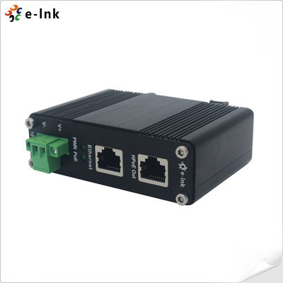 12 ~ 48V DC Power Input Gigabit صنعتی 60W PoE Injector پشتیبانی از 10/100/1000Base-TX