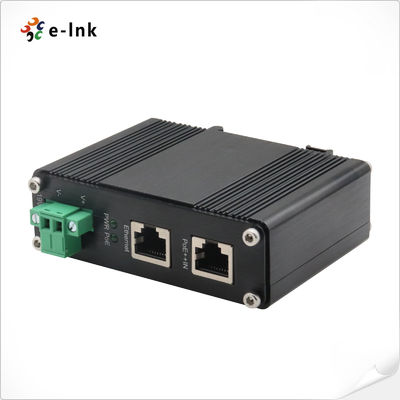 صنعت PoE++ Splitter 19VDC 802.3bt گیگابیت 100m IP40 DIN Rail